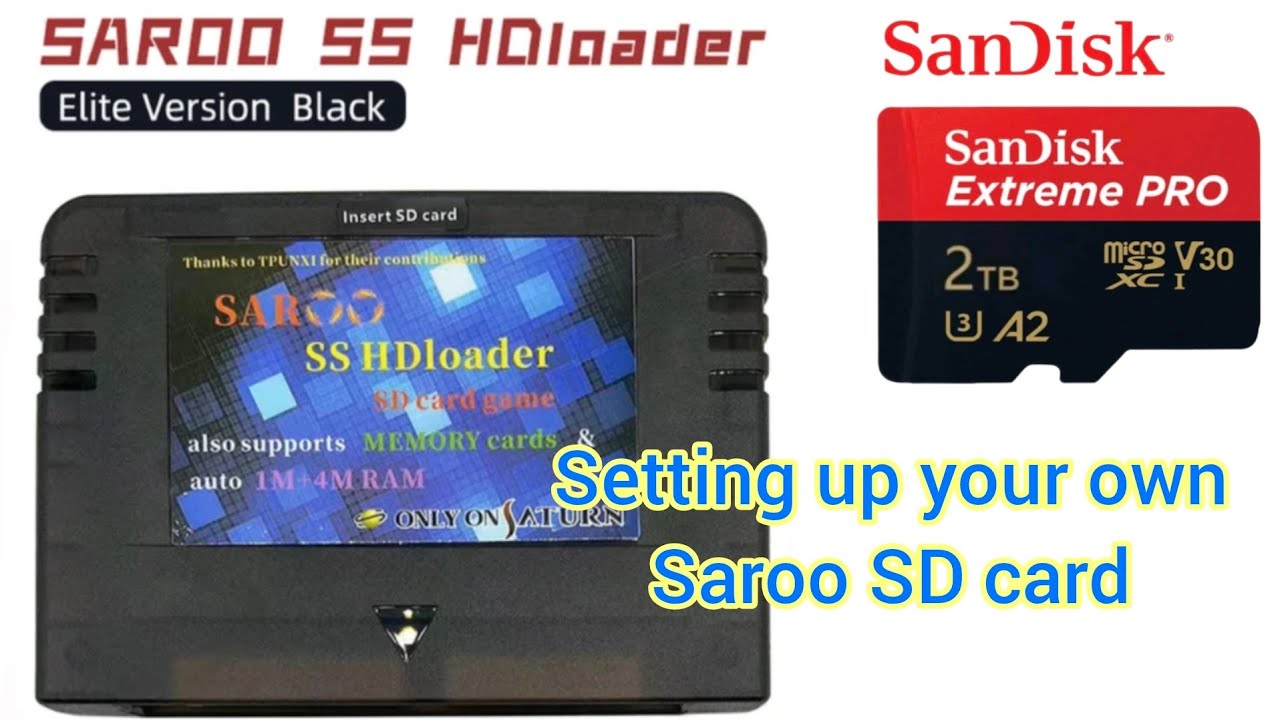 Saturn Saroo Setting up own SD card Part 4