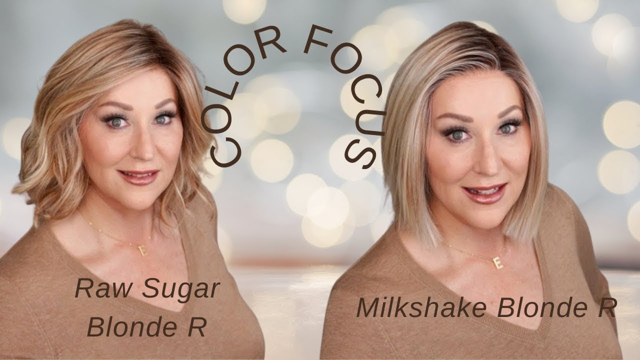 COLOR FOCUS! RAW SUGAR BLONDE R vs MILKSHAKE BLONDE R | Belle Tress | CITY COLLECTIONS COLORS | 4K