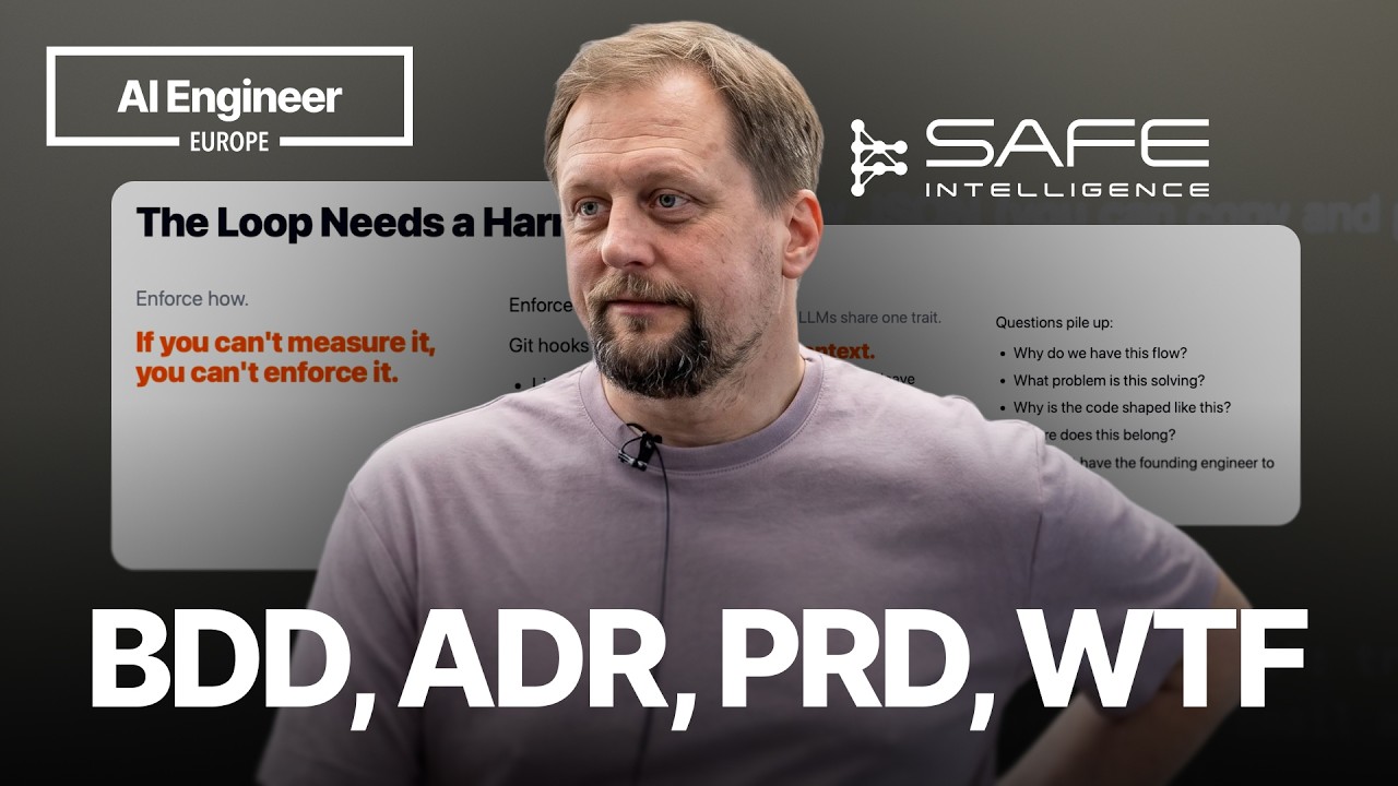 BDD, ADR, PRD и что это вообще такое: Фиксация решений для людей и ИИ &mdash; Михал Цихра, Safe Intelli...