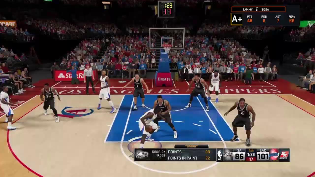 Nba2k15 My Career Spurs @ Clippers