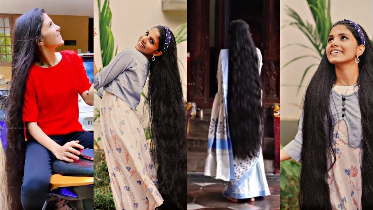 Long Hair Girl Kerala😍ദൈവമേ കണ്ണ് വേക്കല്ലേ ആരും.. ishitha Very Beautiful Long Hair |