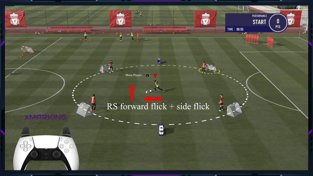 How To Beat The Hardest FIFA21 Dribble Challenge (Hungry Nets Tutorial)