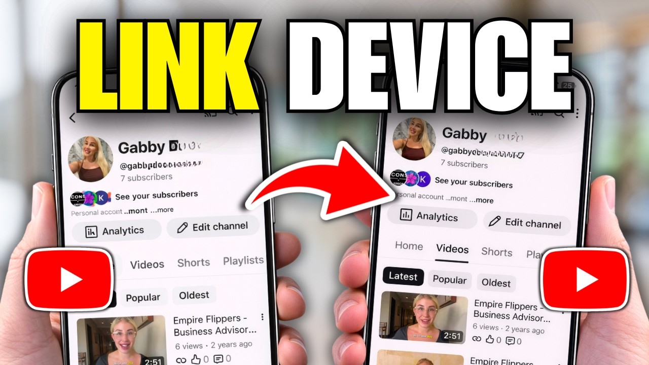 How To Link YouTube Account To Another Device