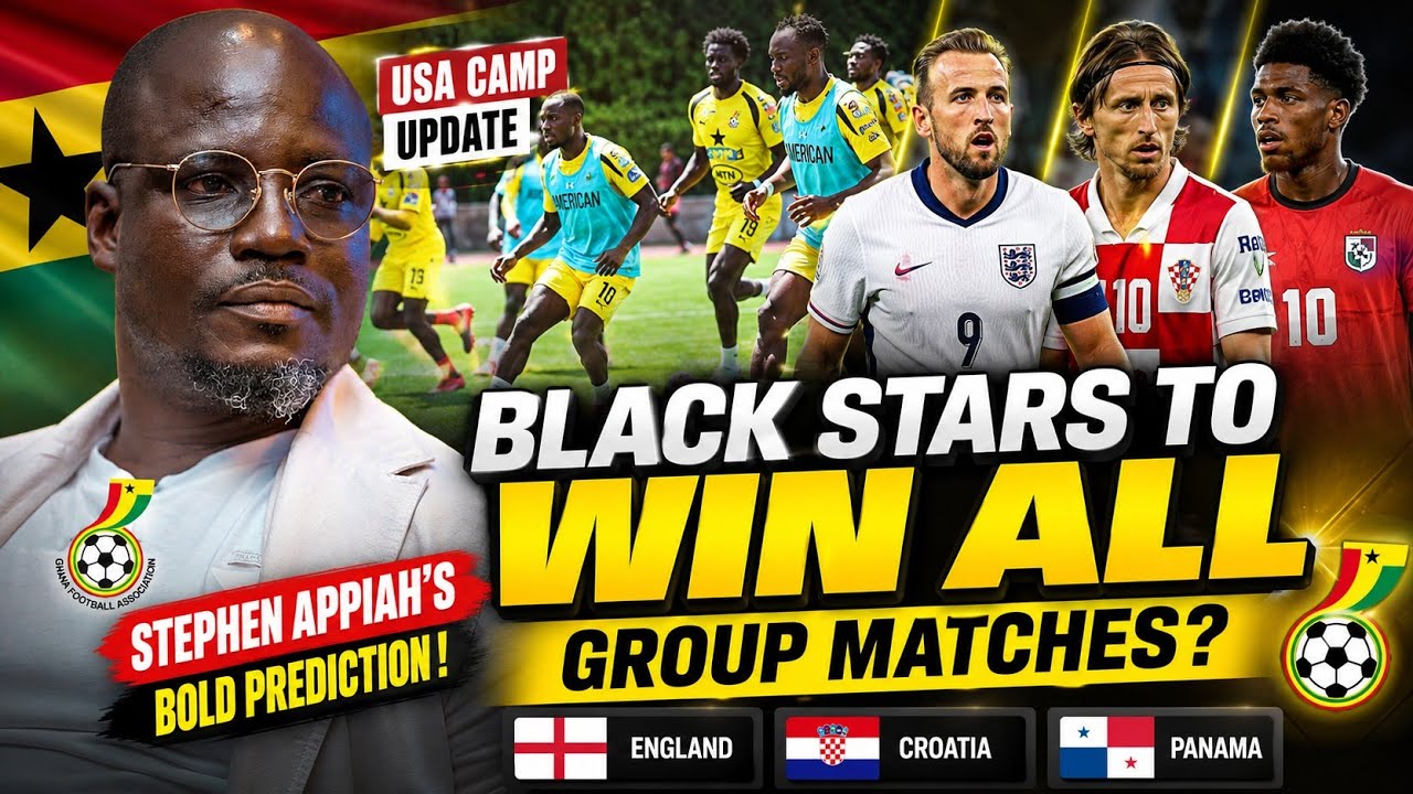 🚨 Stephen Appiah's Bold Prediction! Black Stars to Win All Group Matches? 🇬🇭🔥 | USA Camp Update