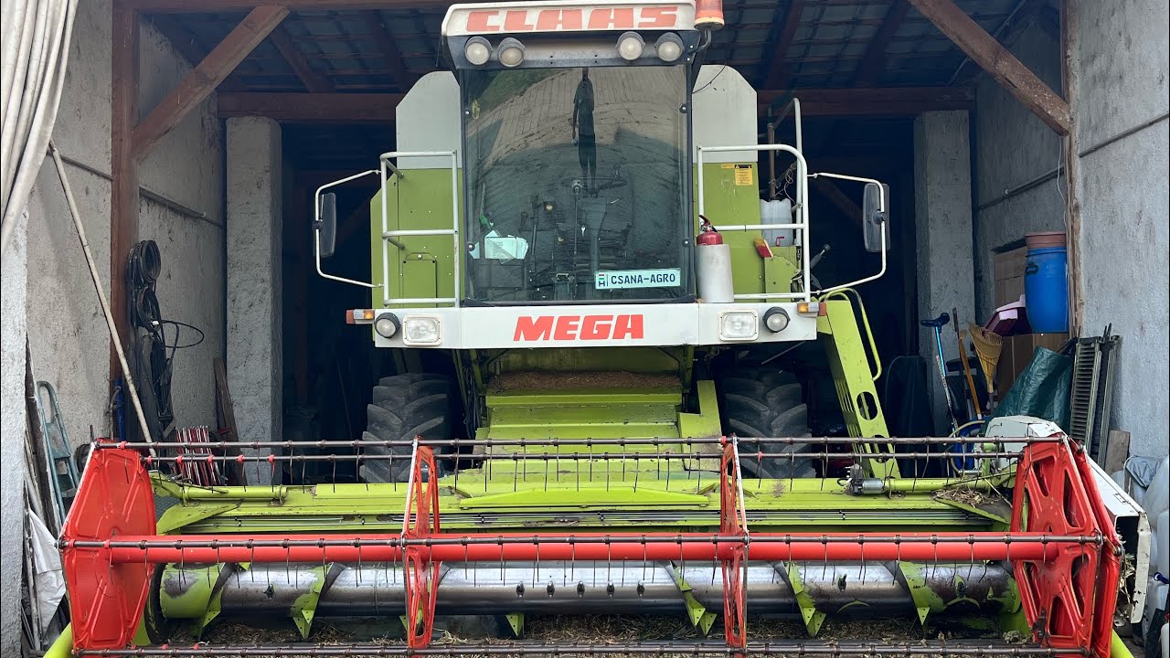 Aratás! Szenvedés a borsóval /Claas Mega 204/