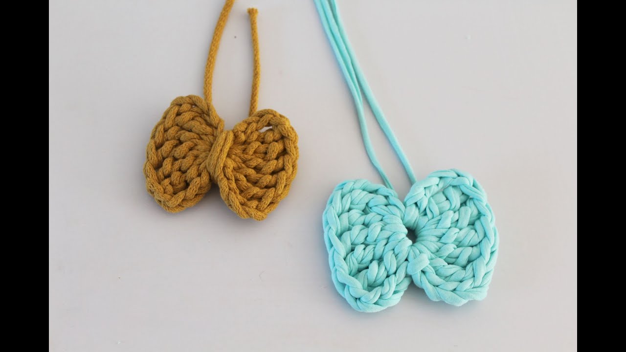 Kokardka na szydełku, easy crochet bow