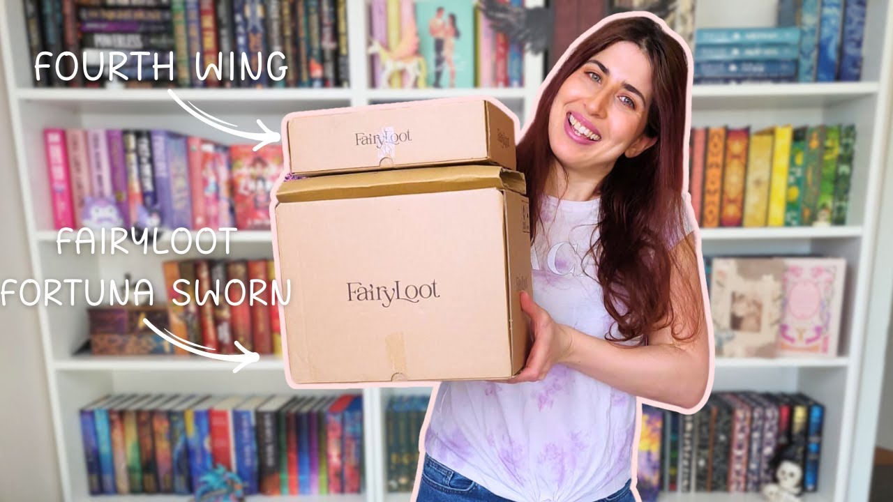 Book Haul! Unboxing Fairyloot Fortuna Sworn, Fairyloot Fourth Wing and Waterstones Exclusive!