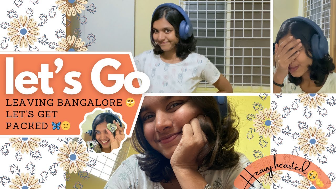 Let’s Go 🦋🥺🫂 || Leaving Bangalore 🙂 | Part 1 🤝 #vlog #packing #trending #feelingemotional #missyou 