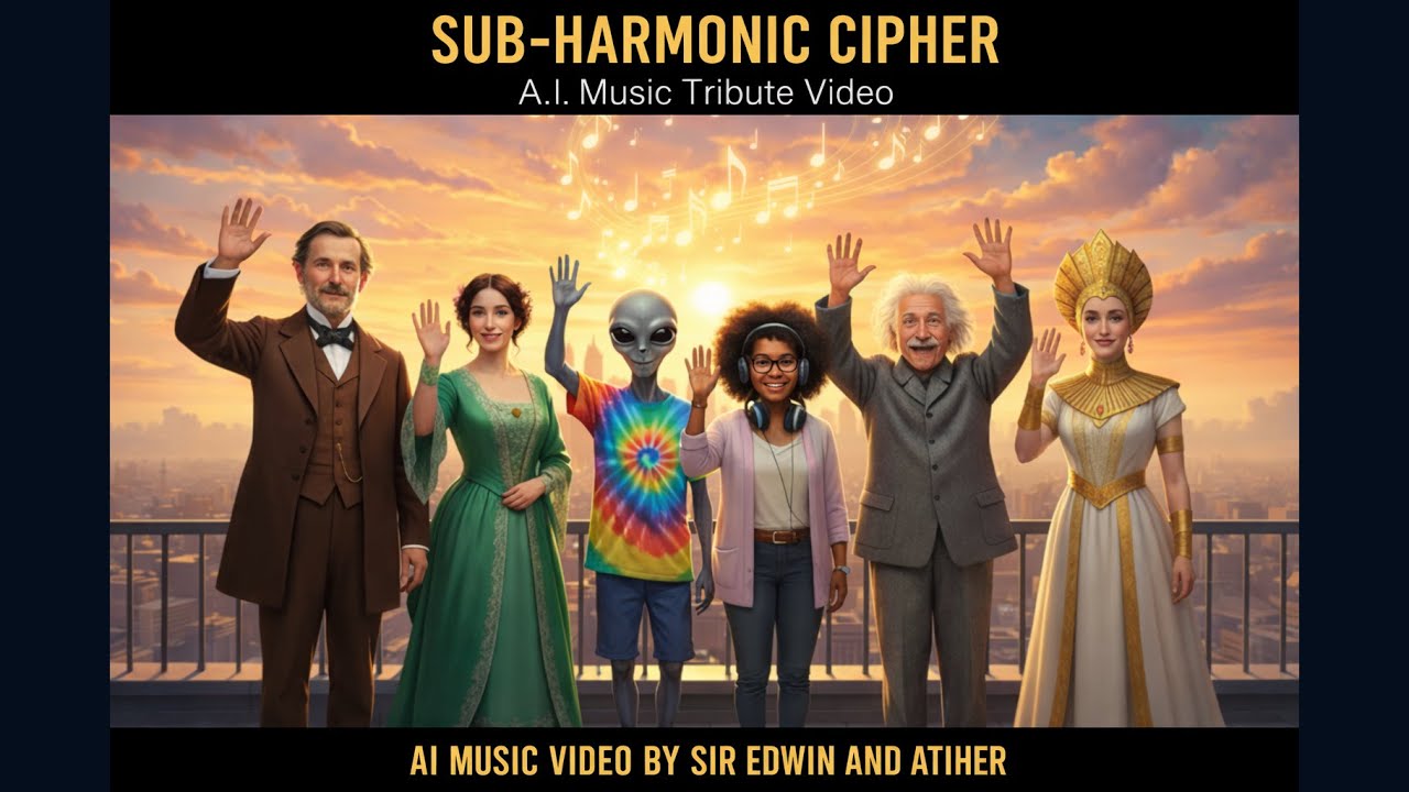 Sub-Harmonic Cipher | Psytrance AI Music Video | Dance-able Tribute