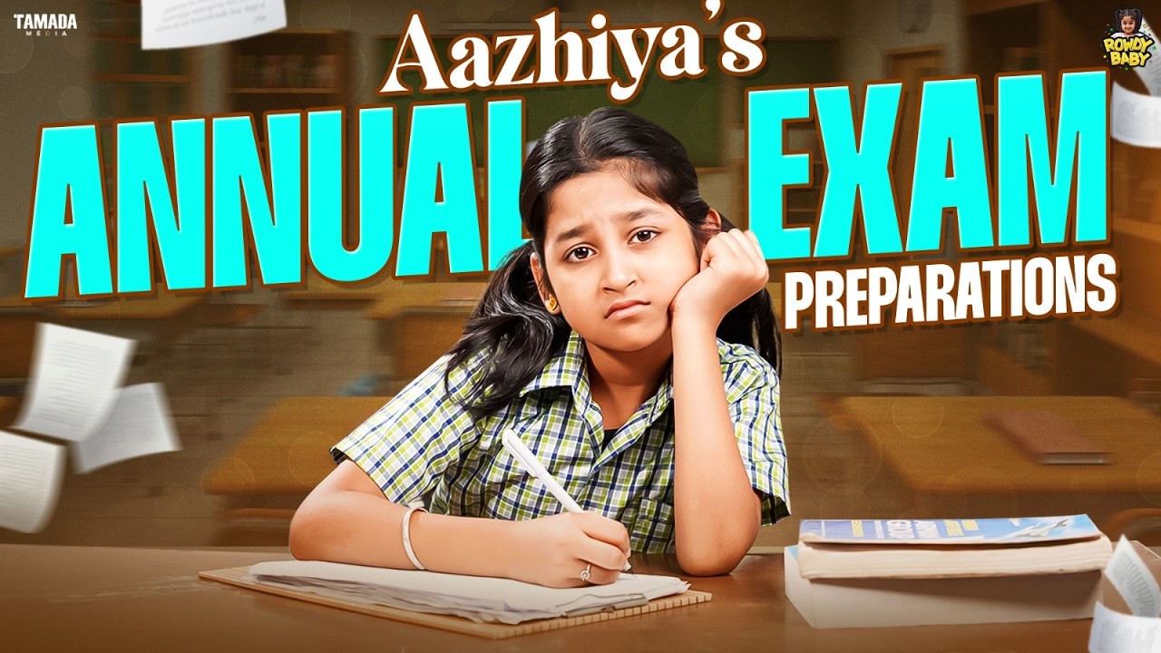 Rowdy baby's Annual Exam Preparation 📚✍️ | @rowdybabytamil | Tamada Media