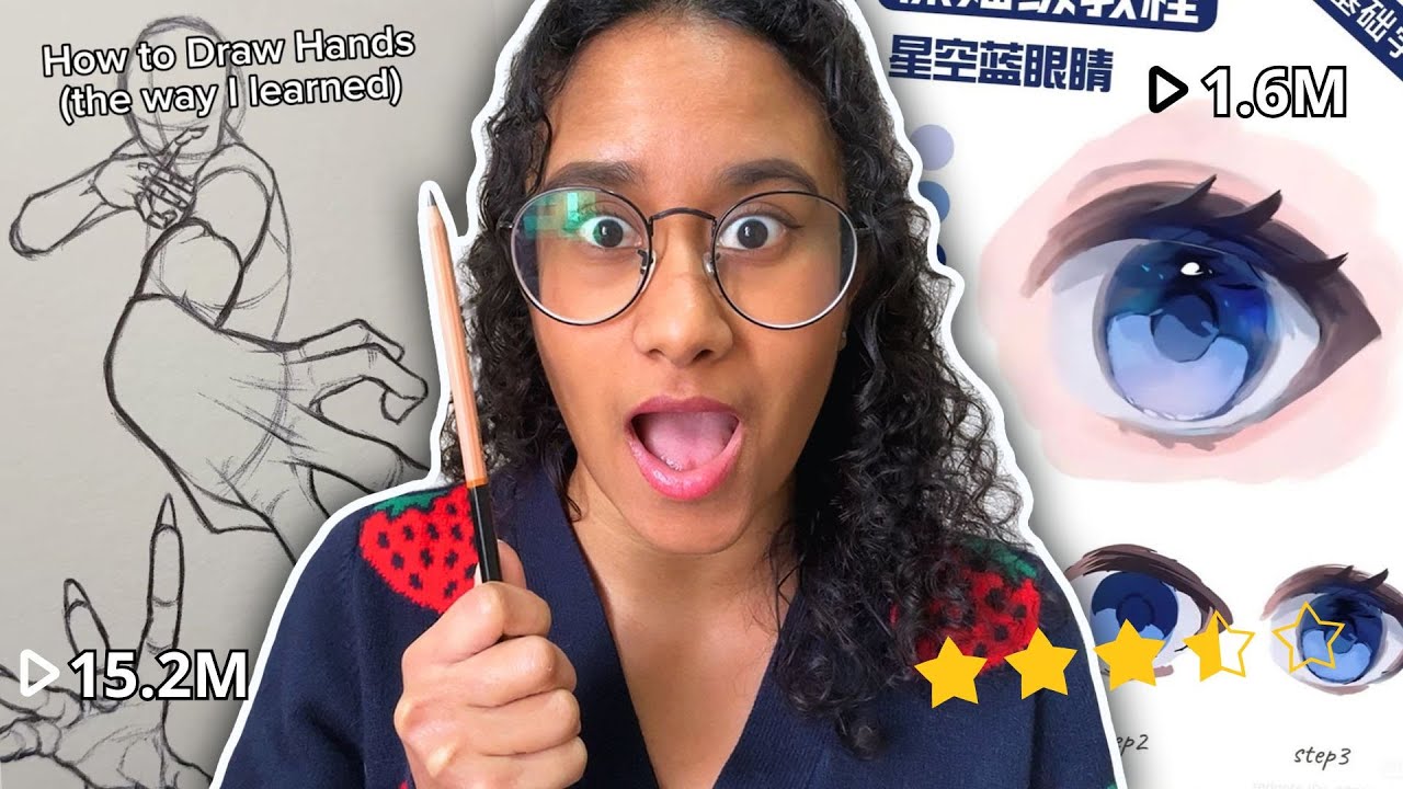 Testei Tutoriais De Arte Da INTERNET!