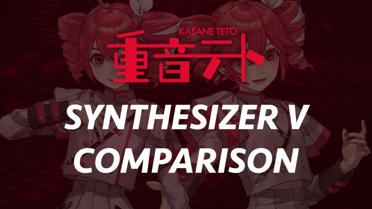 Kasane Teto (重音テト) SynthV + SynthV2 AI Voicebank Comparison