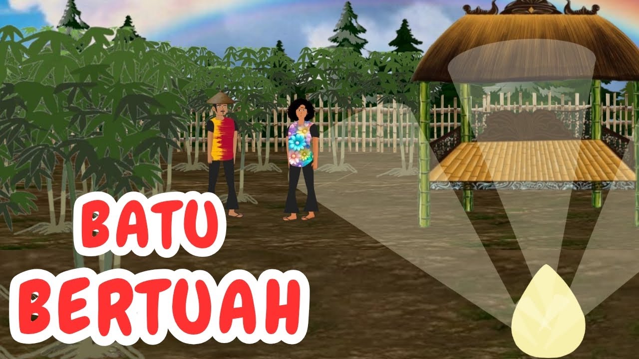 Batu bertuah, sesungguhnya rejeki itu akan datang dari usaha dan doa bukanlah karena benda #animasi