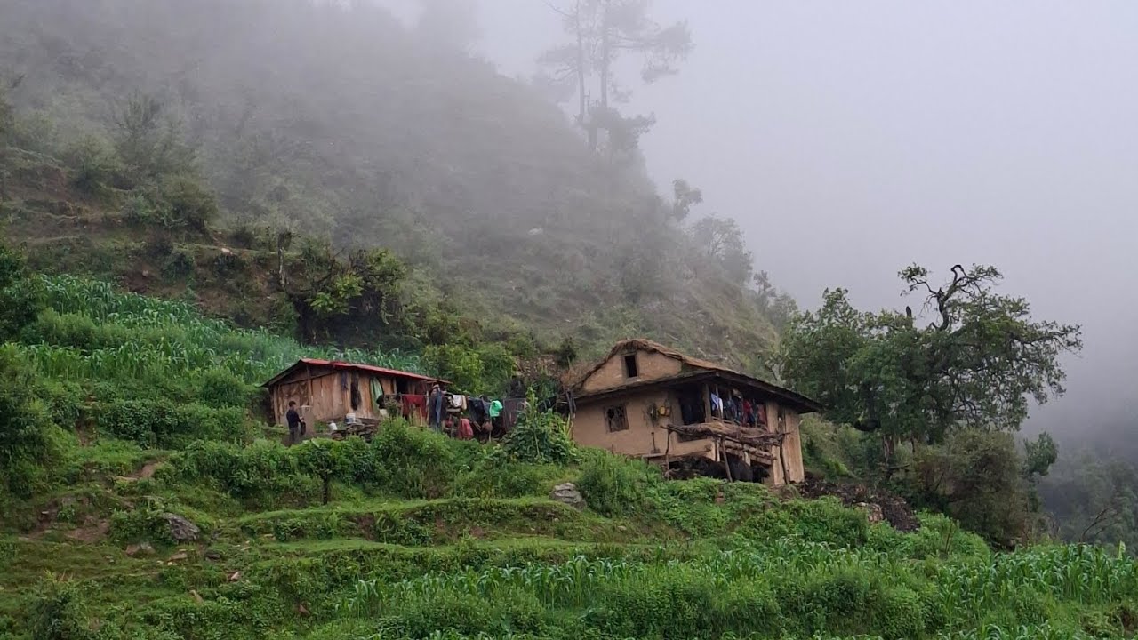 The nepali beautiful village of nepal himalayan organic place real lifestyle 