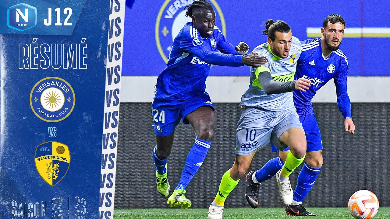 J12 I FC Versailles – Stade Briochin (0-1), le résumé | National FFF 2022-2023