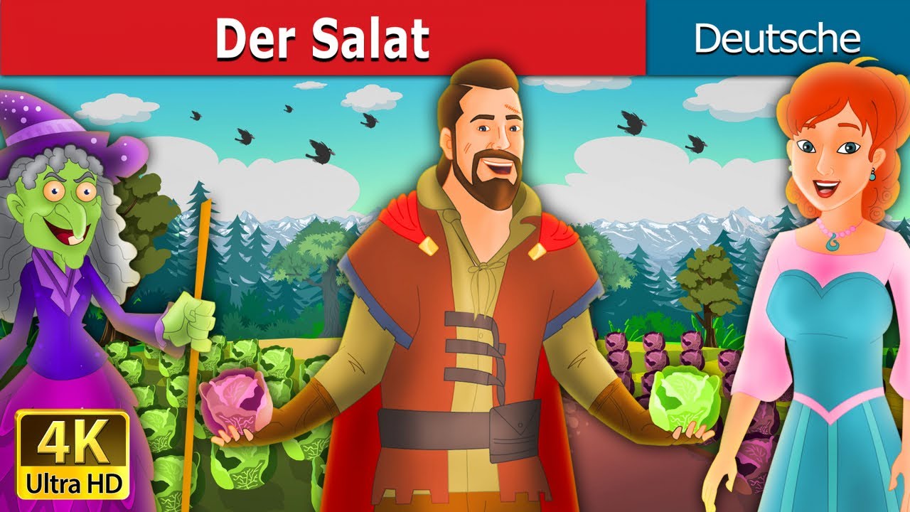 Der Salat | Salad in German | @German Fairy Tales
