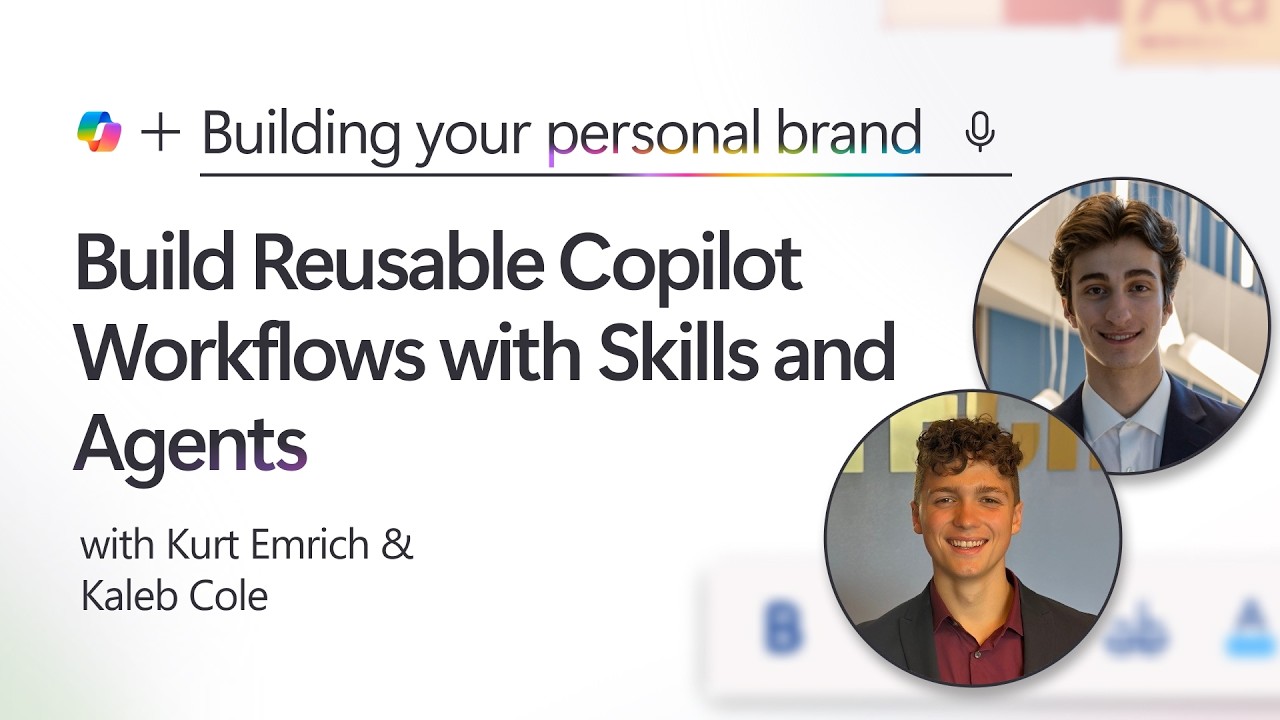 Build Reusable Copilot Workflows with Skills and Agents