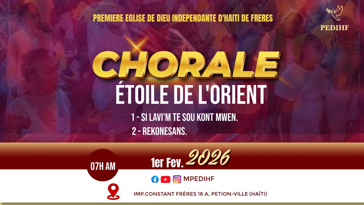 Si lavi'm te sou kont mwen ||Rekonesans || Chorale Étoile de L'Orient