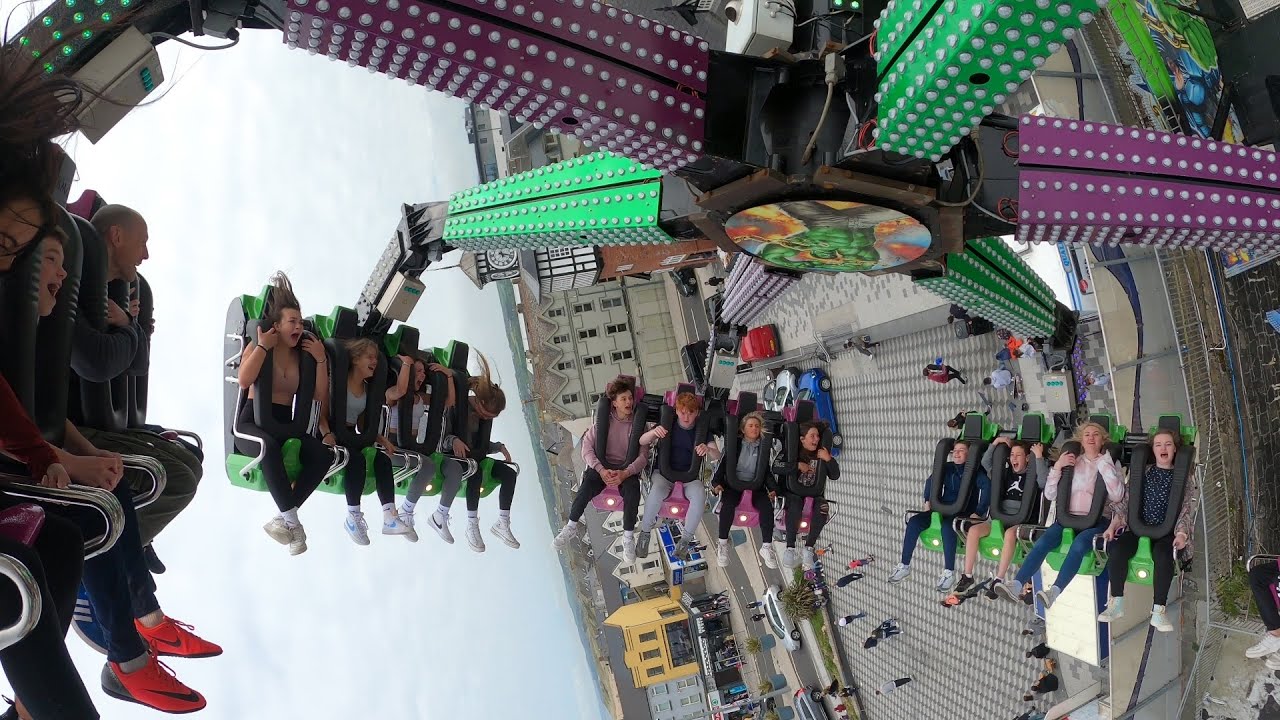 Beast- (Owen Curry) onride Curry's Fun Park Portrush May 2022