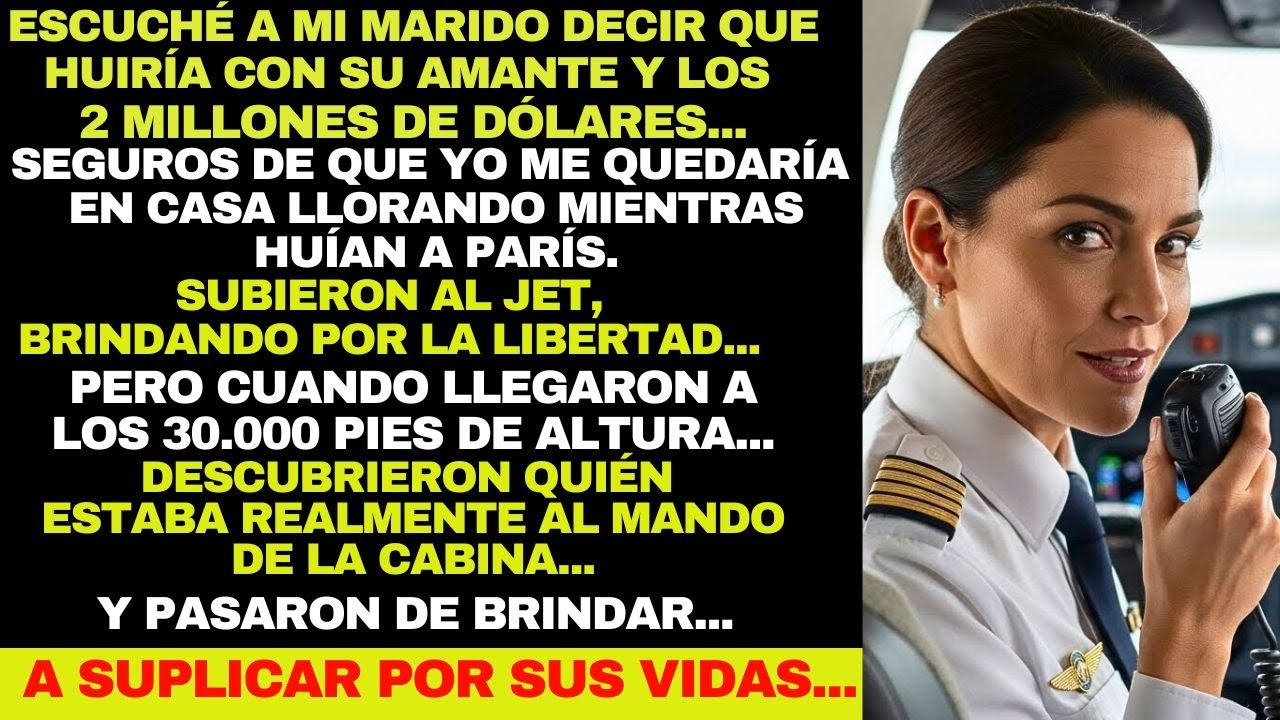 Mi Marido huía con Amante y 2 Millones a París. Pero en el aire SUPLICARON por sus vidas