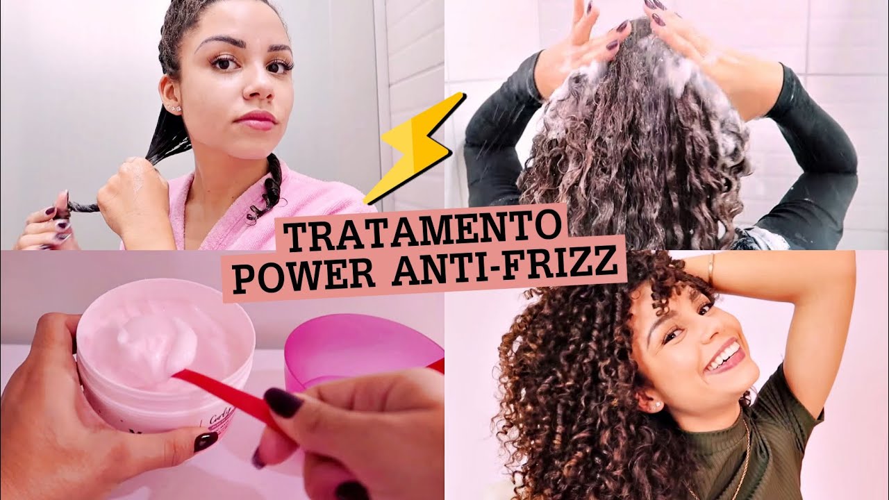 HIDRATAÇÃO CASEIRA ANTI-FRIZZ PRA DESMAIAR OS CACHOS!