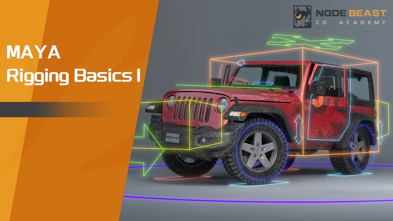 Maya Rigging Basics I: 34 Car Rig Basic Hierarchy