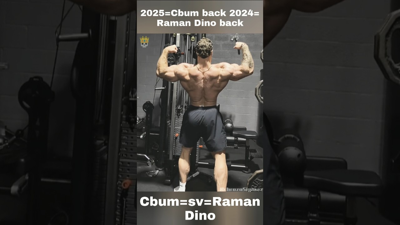 2025 CBUM 🆚 2024 RAMON DINO 💪🔥 EPIC BACK DOUBLE BICEPS! 🏆 #shorts #videos
