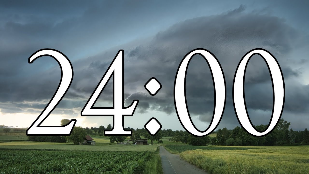 24 Minute Timer | Earth Day | NO Music