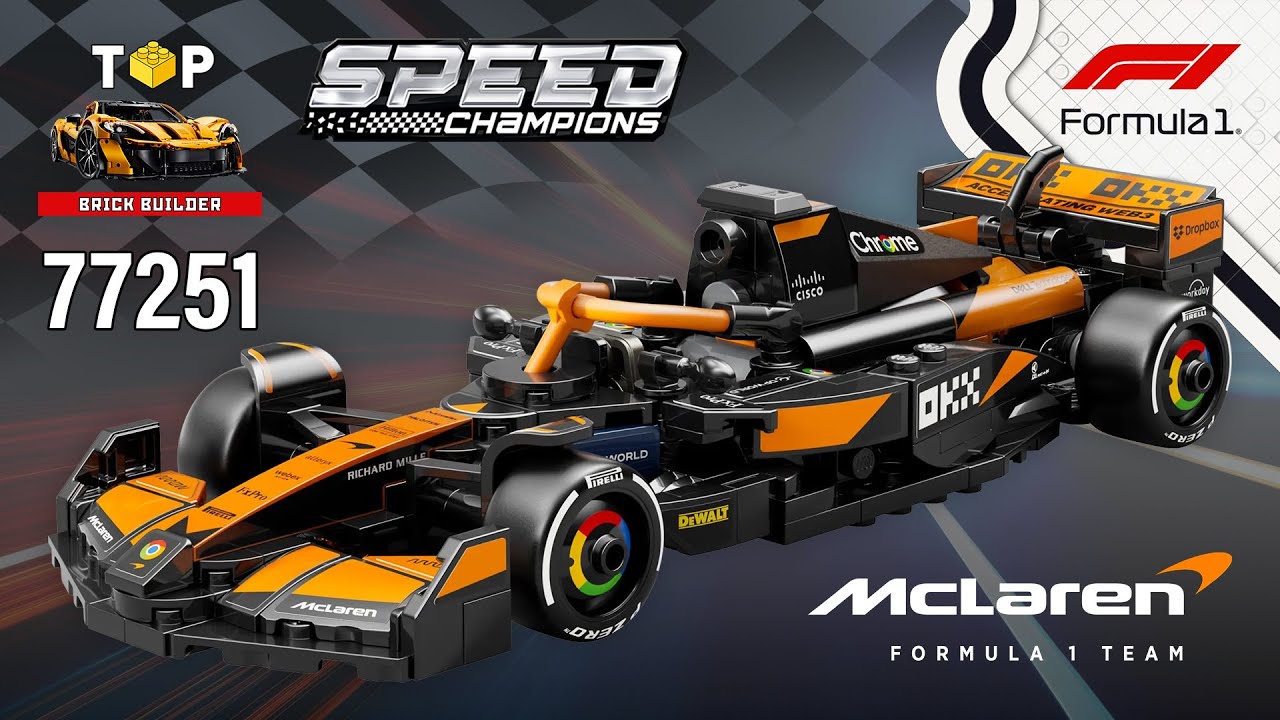 LEGO Speed ​​Champions McLaren F1 Team MCL38 (77251) [269 element&oacute;w] Instrukcja budowania krok po...