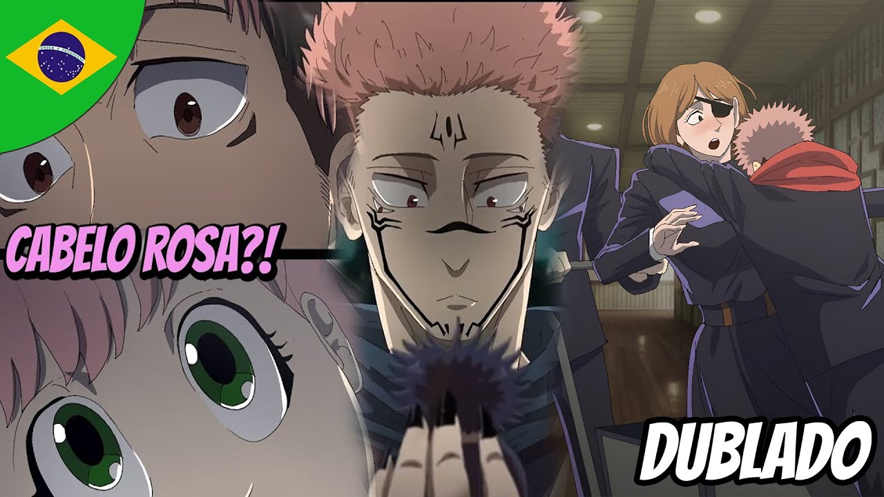 Anya Forger conhece Yuji Itadori e Sukuna vira fã de Megumi Fushiguro - Dublado
