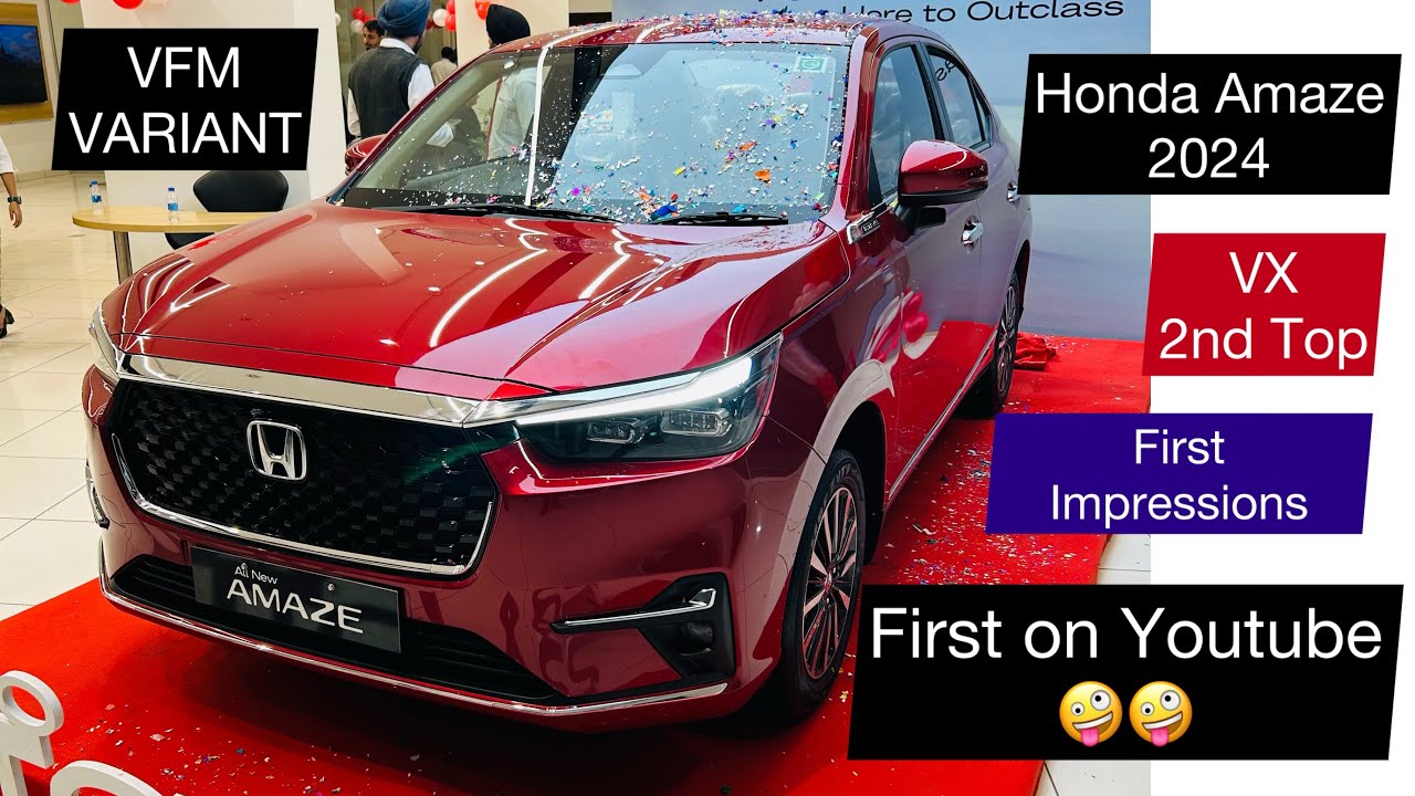 New Honda Amaze Facelift || 2nd Top(VX) Variant || First Impressions || Wheels and Tech