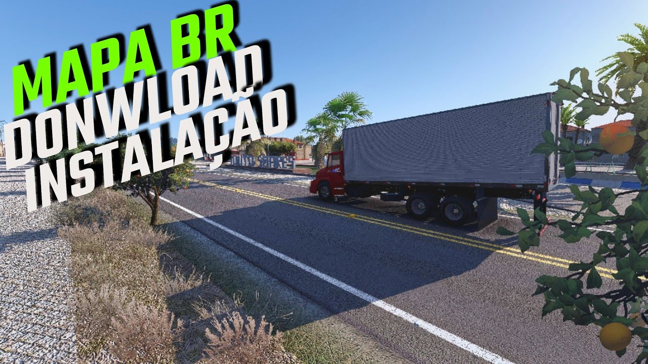 Mapa BR gratuito Mapa Sert&atilde;o  para Euro Truck Simulator 2 #ets2 #modsets2