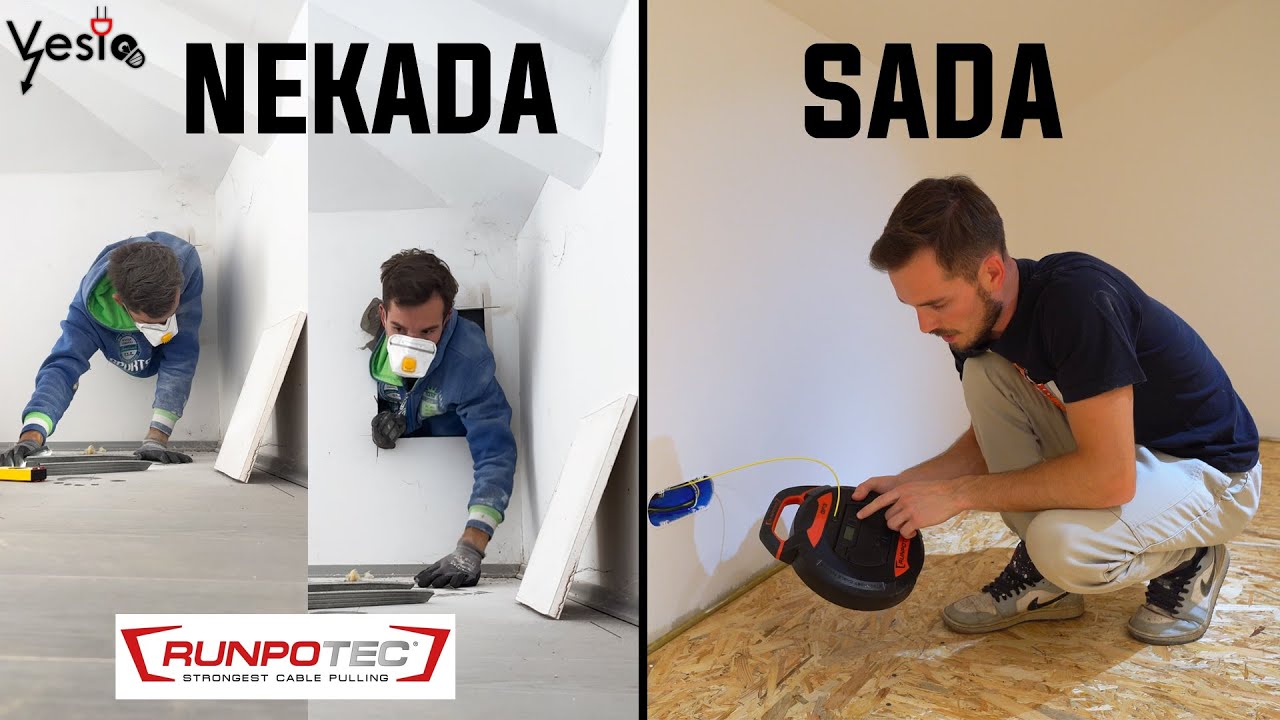 Kako provuci kablove na nepristupacna mesta pomocu Runpotec alata