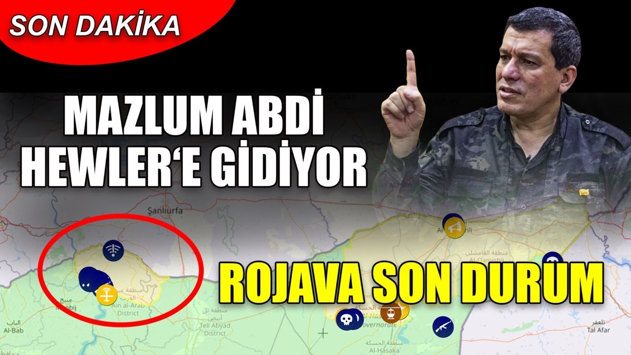 Mazlum Abdi Hewler’e gidiyor, Kobane kuşatma altında, Türk bayrağını kim indirdi?