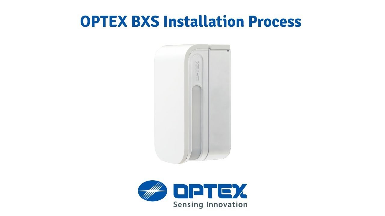 Optex BXS External Curtain Detectors Installation and Demo - HKC RF Compatible