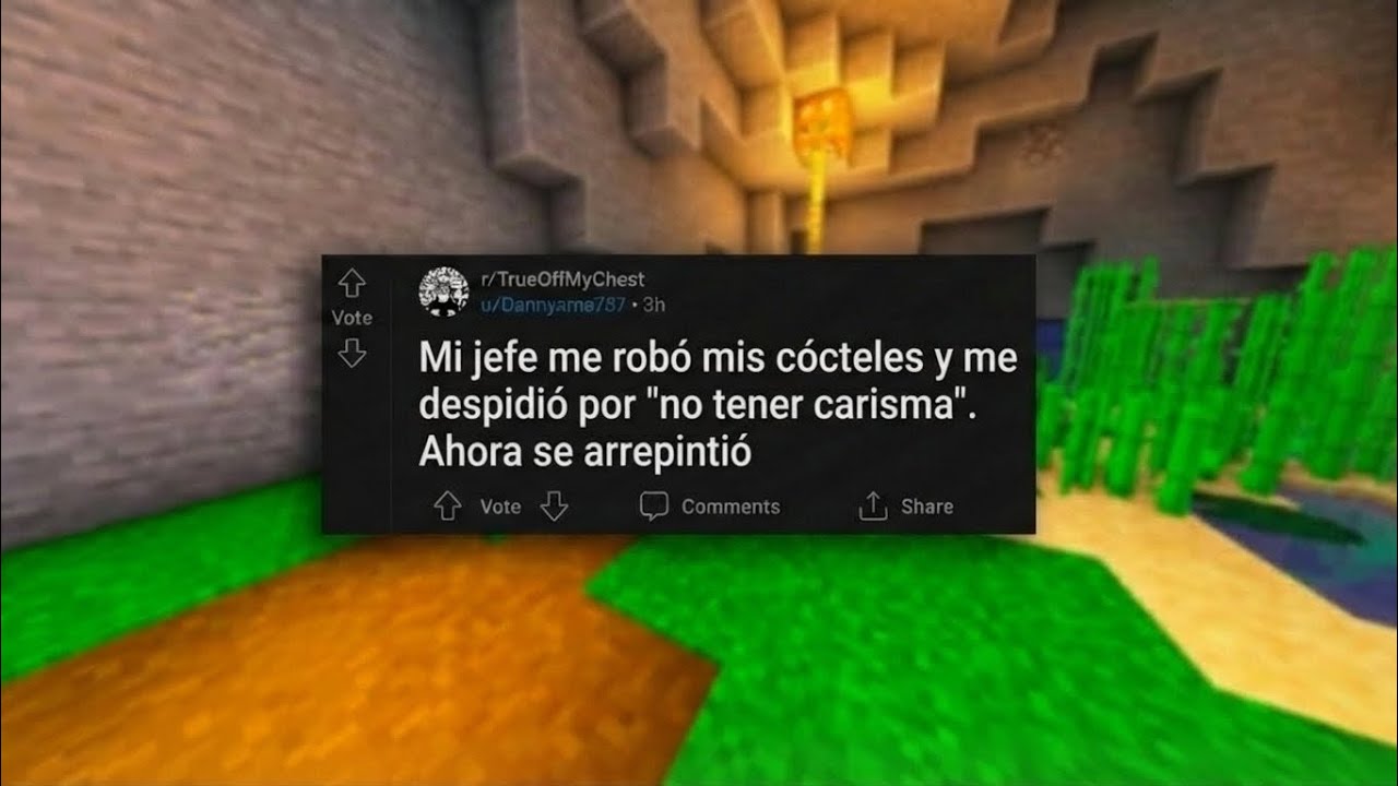 Mi Jefe Me Robó Mis Cócteles y Me Despidió por No Tener Carisma". Ahora Se Arrepiente