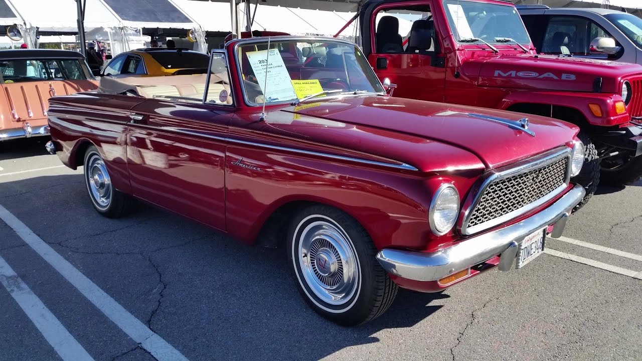 1961 Rambler American Custom Convertible 47,000 Miles Bid $10,000 Auction 1 of 2,063 Made in 61 AMC