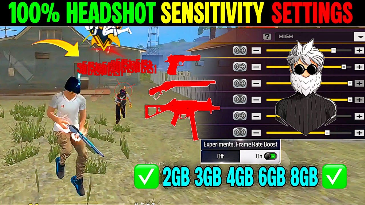 Free Fire Headshot Setting After Ob53 Update 2026⚡Best Sensitivity Settings ⚙️| Sensitivity Setting 