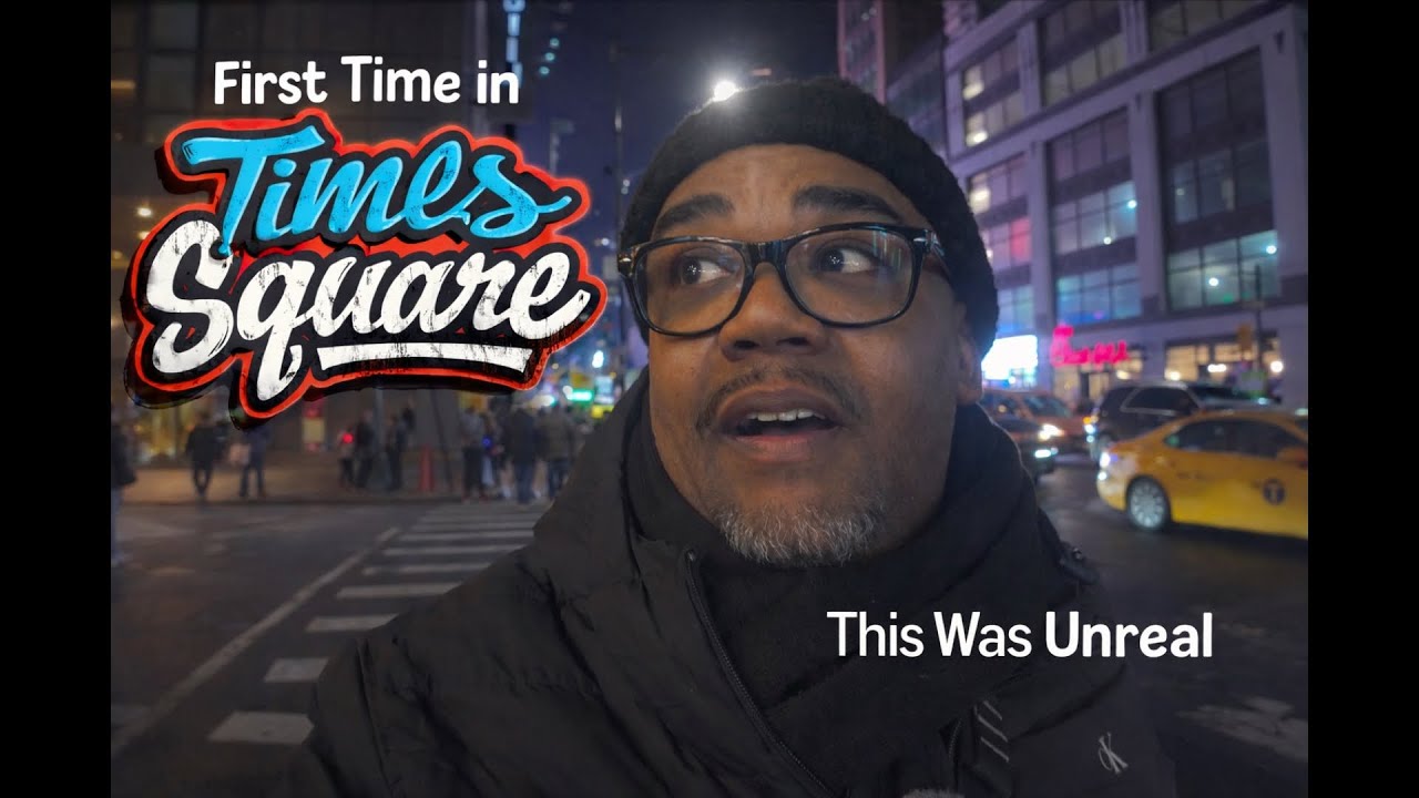 First Time in Times Square… This Was Unreal