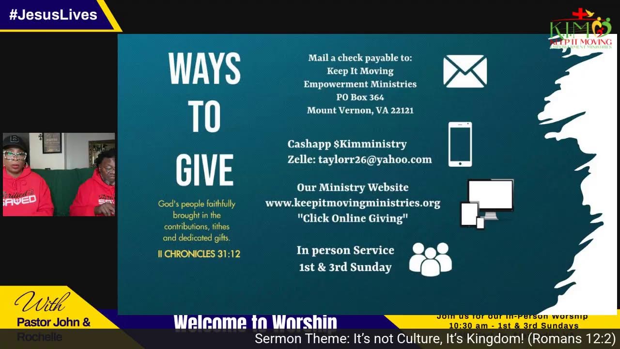 KIM MINISTRY VIRTUAL WORSHIP SERVICE (2.8.26)