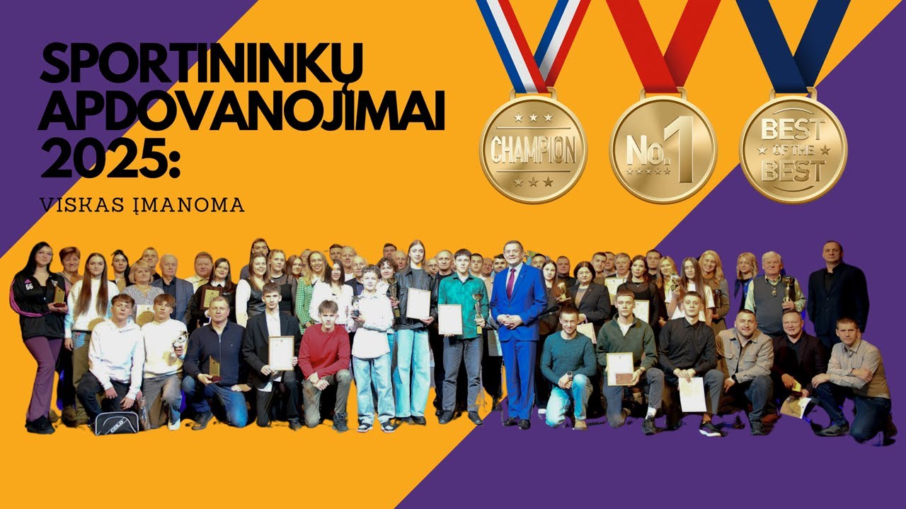 Sportininkų apdovanojimai 2025: viskas įmanoma
