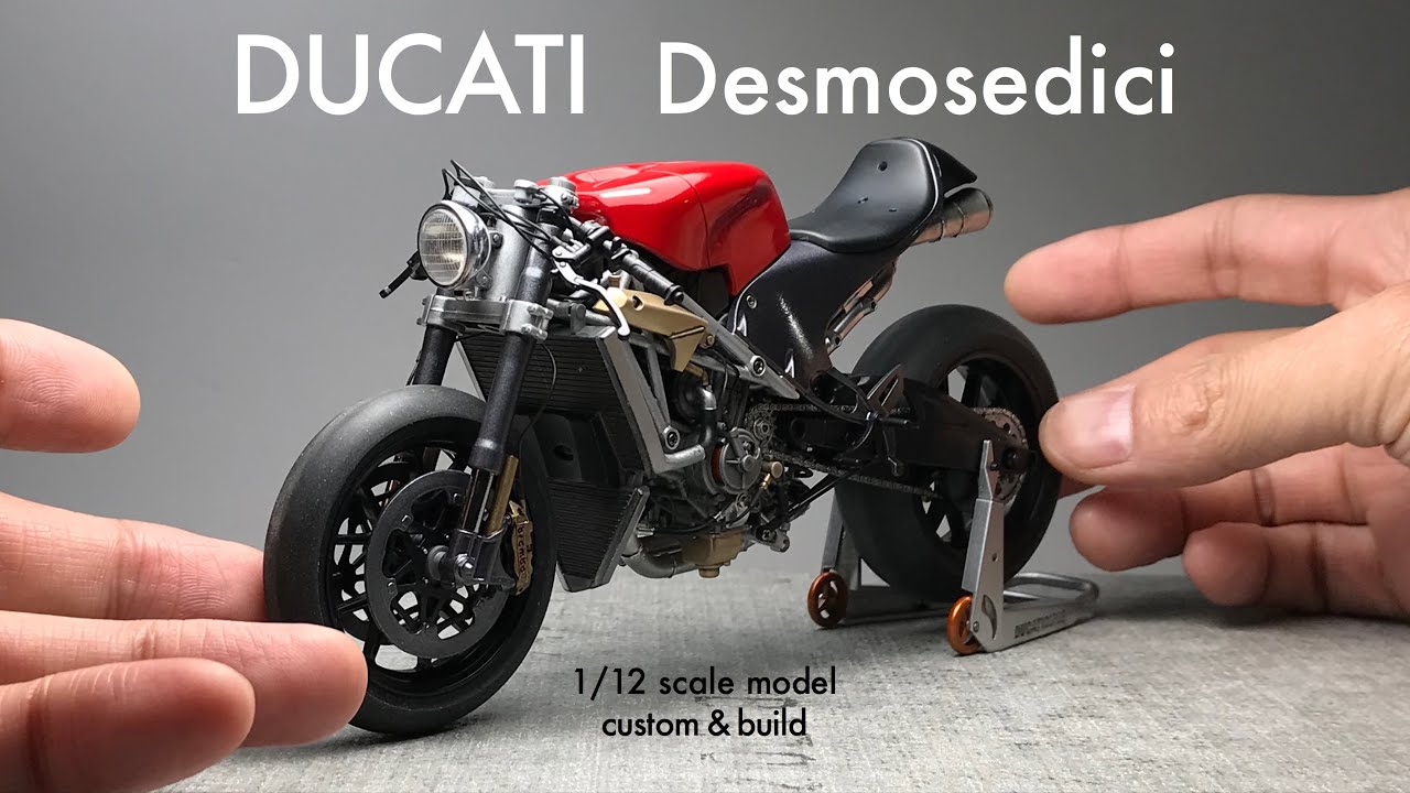 DUCATI Desmosedici【タミヤ 1/12】プラモデル製作  Scale Model Custom