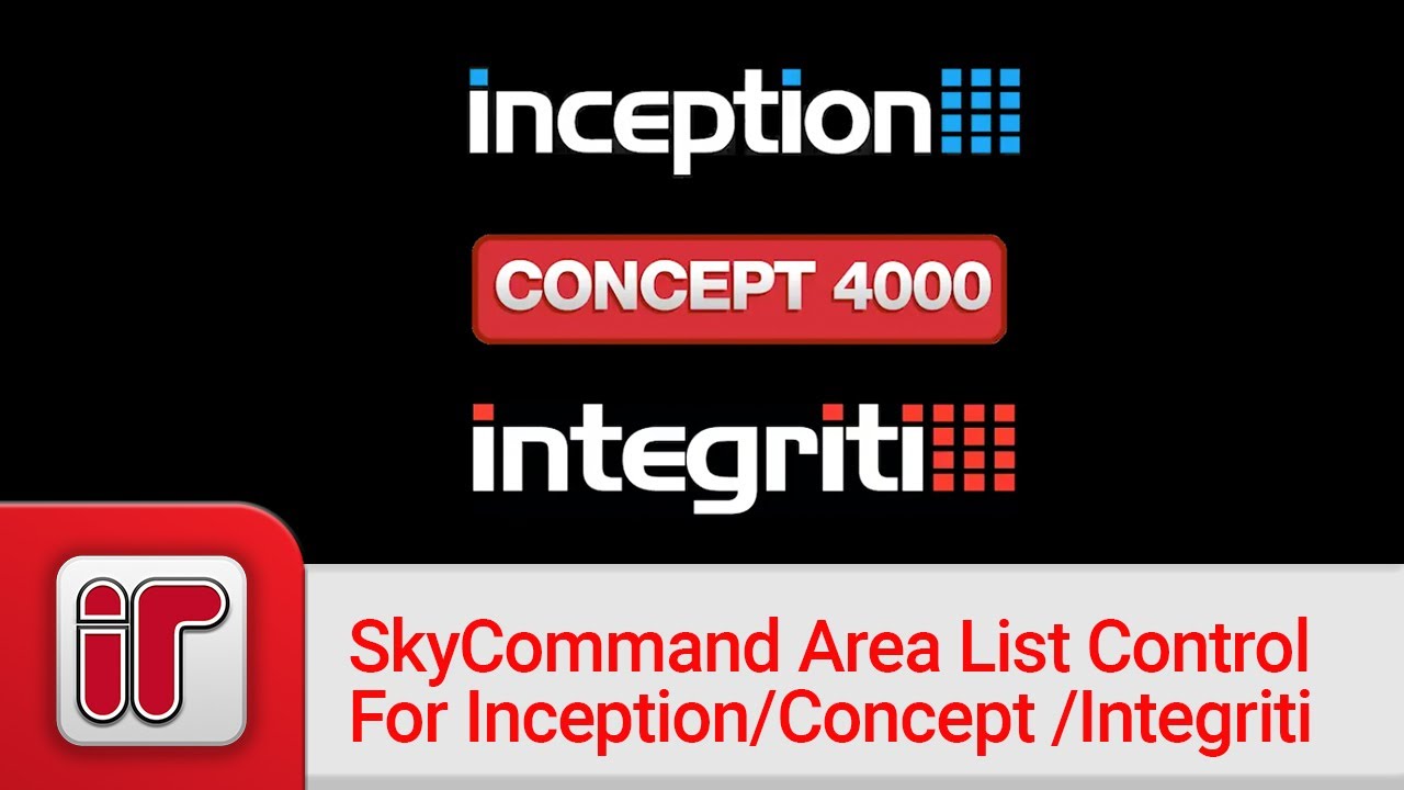 SkyCommand Area List Control For Inception/Concept/Integriti