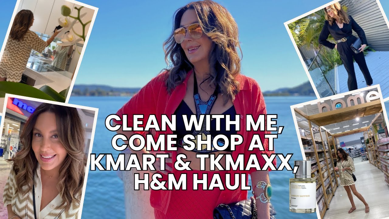 Clean With Me, Come Shop at Kmart & TKMaxx, Dossier & H&M Haul | Australian Womens Life & Style