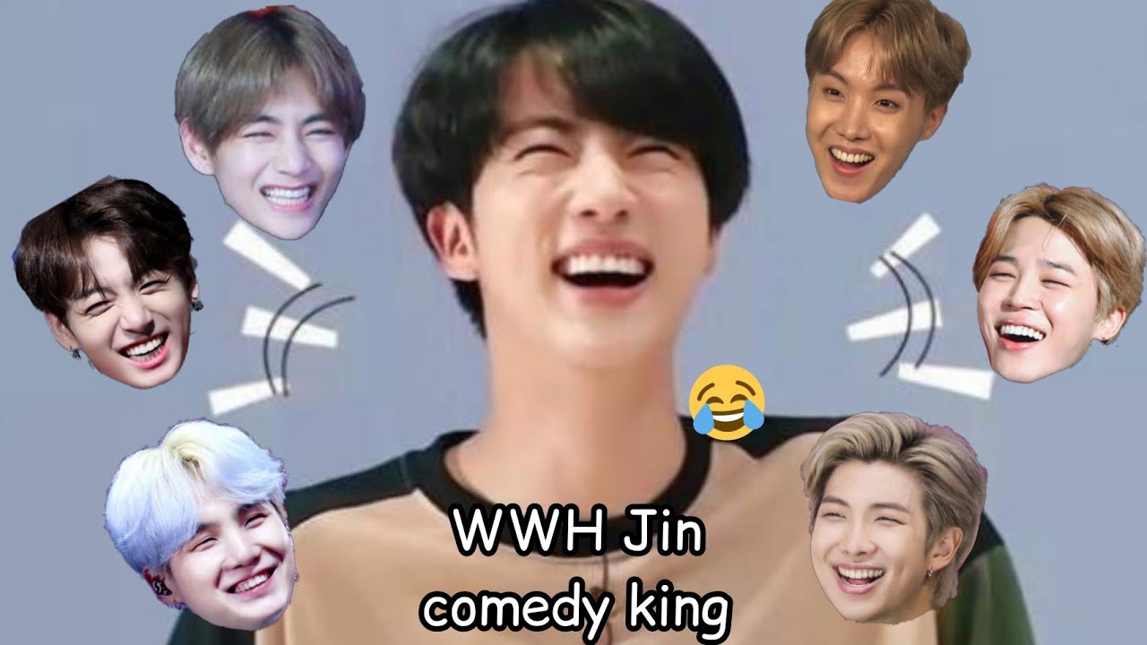 WWH Jin making bts laugh / try not to laugh