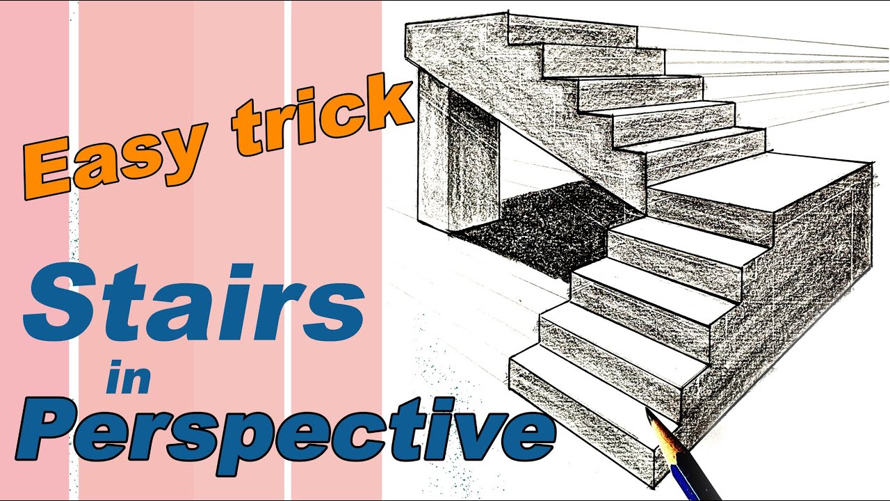 How to draw stairs in Perspective I How to draw I
#perspectivedrawing #how to sketch