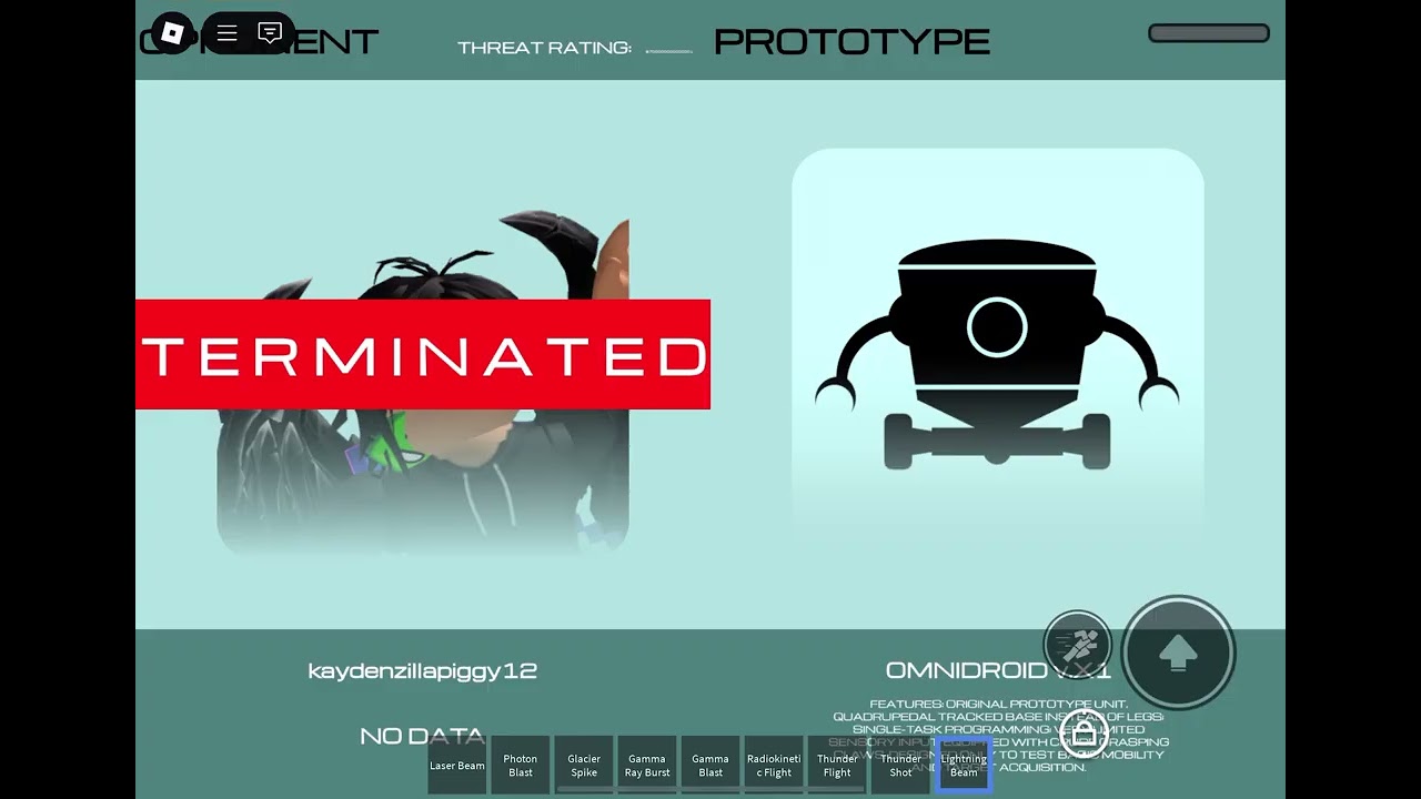 Me in OmniDroids test 2