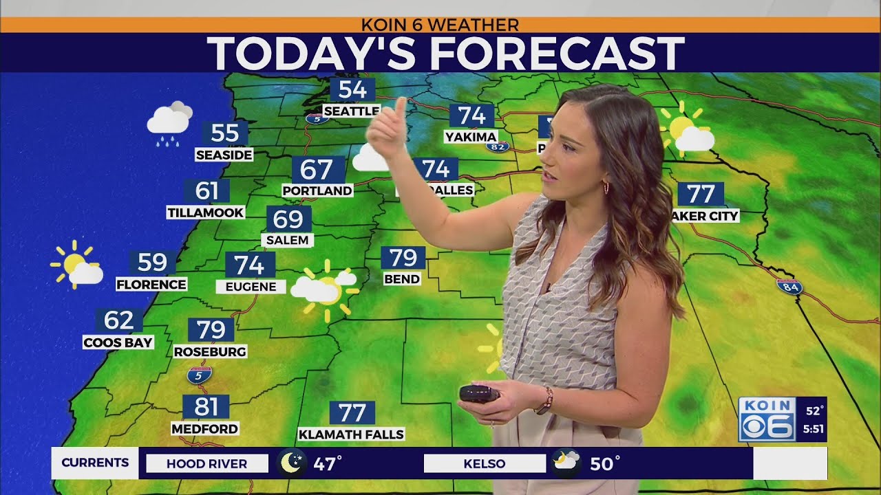 Прогноз погоды на утро четверга: умеренная температура днем ​​в последний день зимы в Портленде.