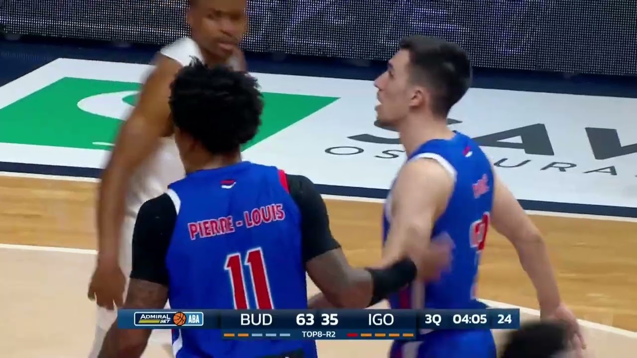 AdmiralBet ABA League 2025/26, extended HL, Top 8 Round 2: Budućnost VOLI - Igokea m:tel (8.3.2026)