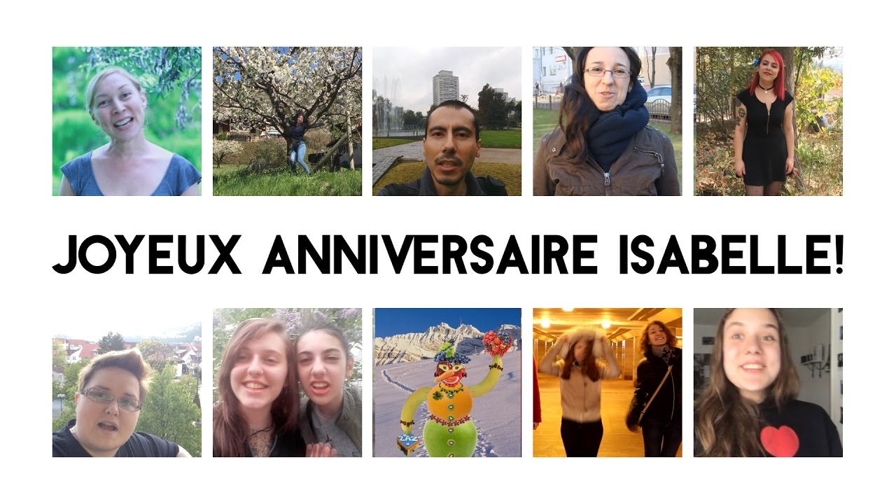 Un petit cadeau pour Isabelle